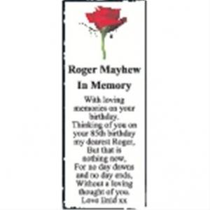 Roger Mayhew