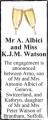 Mr A. Albici and Miss K.J.M. Watson