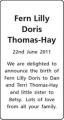 Fern Lilly Doris Thomas-Hay